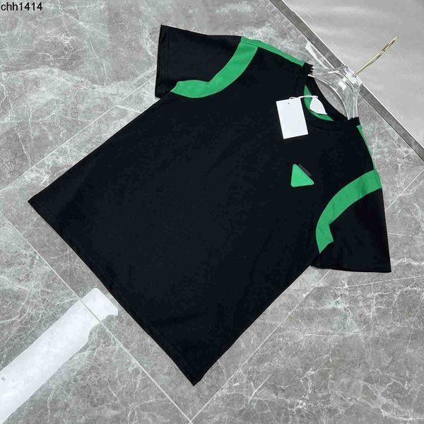 botvega veneta 22 summer new triangle black green contrast splice couple short sleeve t-shirt ins fashion brand, White;black
botvega veneta 22 summer new triangle black green contrast splice couple short sleeve t-shirt ins fashion brand, White;black