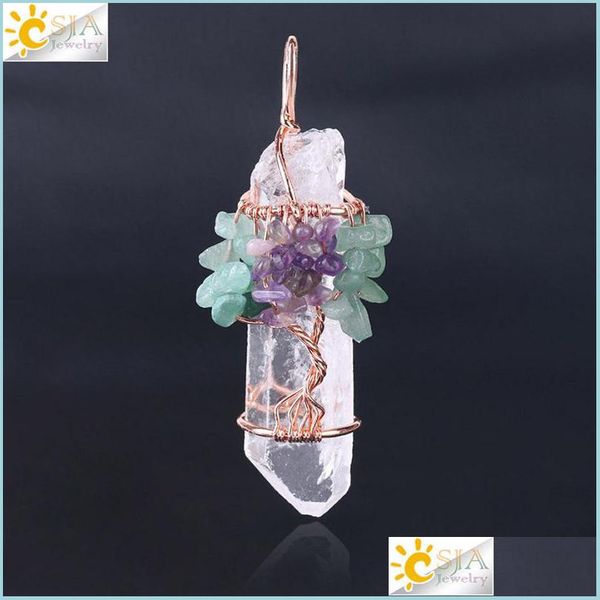 pendant necklaces men big gemstone pendant women natural white crystal quartz 7 chakra tree of life rose gold handmade wire wrapped dhchd, Silver
pendant necklaces men big gemstone pendant women natural white crystal quartz 7 chakra tree of life rose gold handmade wire wrapped dhchd, Silver