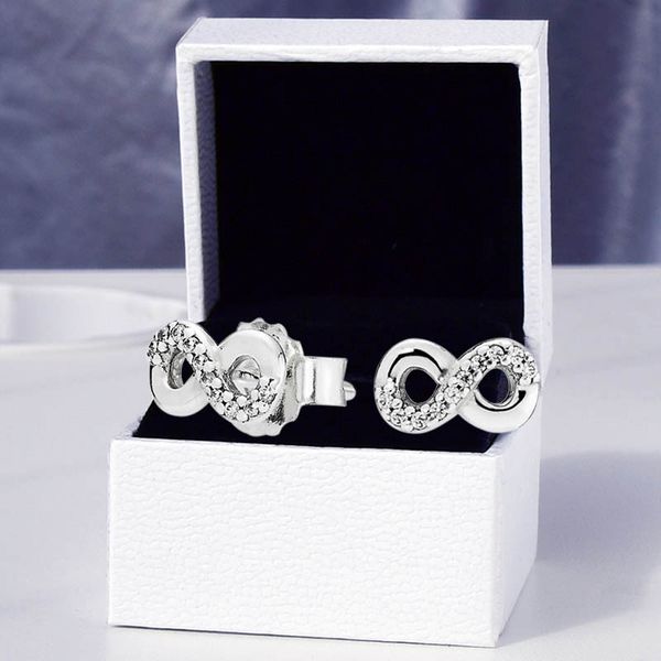 sparkling infinity stud earrings 925 sterling silver cute party jewelry for women girls with original box set for pandora girlfriend gift ea, Golden;silver
sparkling infinity stud earrings 925 sterling silver cute party jewelry for women girls with original box set for pandora girlfriend gift ea, Golden;silver