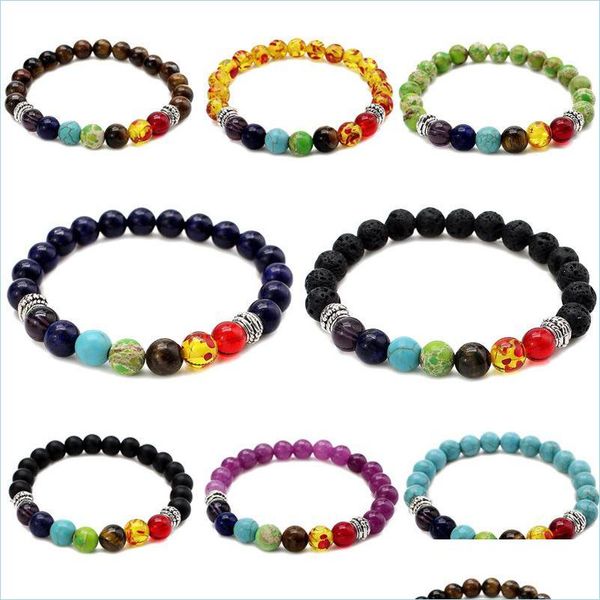 beaded strands natural stone tiger eye 7 chakra strands bracelets bangles yoga nce beads buddha prayer elastic bracelet men women dhacx, Black
beaded strands natural stone tiger eye 7 chakra strands bracelets bangles yoga nce beads buddha prayer elastic bracelet men women dhacx, Black