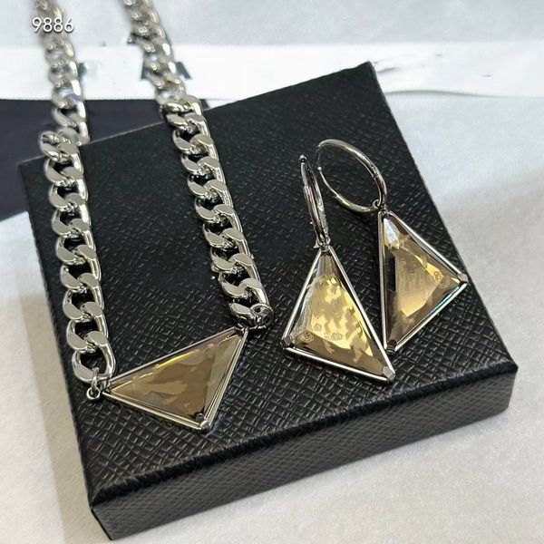 european and american letter necklace advanced sense of fashion and versatile clavicle chain earrings set, Silver
european and american letter necklace advanced sense of fashion and versatile clavicle chain earrings set, Silver