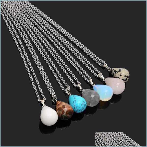 pendant necklaces women pendants necklace sier chain stainless steel jewelry natural stone pendant statement necklaces rose quartz h dhmlb, Silver
pendant necklaces women pendants necklace sier chain stainless steel jewelry natural stone pendant statement necklaces rose quartz h dhmlb, Silver