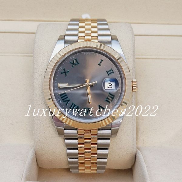 v5 super quality nf watch 41mm stainless steel roman dial jubilee two tone bracele 2813 movement mechanical automatic wristwatch, Slivery;brown
v5 super quality nf watch 41mm stainless steel roman dial jubilee two tone bracele 2813 movement mechanical automatic wristwatch, Slivery;brown