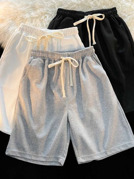 men's shorts mafokuwz solid simple trend 2022 summer loose techwear beach casual sports half sweatpants streetwear g221012, White;black
men's shorts mafokuwz solid simple trend 2022 summer loose techwear beach casual sports half sweatpants streetwear g221012, White;black