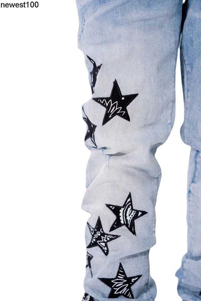 men's jeans amirs fashion brand wash water designer blue cashew nut flower five pointed star embroidery patch cloth hole slim fit jeans
men's jeans amirs fashion brand wash water designer blue cashew nut flower five pointed star embroidery patch cloth hole slim fit jeans