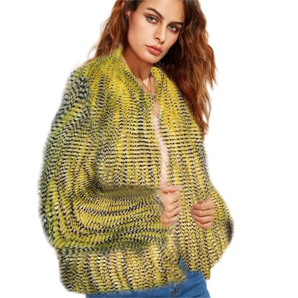 women's fur faux coat women 2022 autumn winter fashion peacock jackets female casual warm loose chic long sleeve outwear, Black
women's fur faux coat women 2022 autumn winter fashion peacock jackets female casual warm loose chic long sleeve outwear, Black