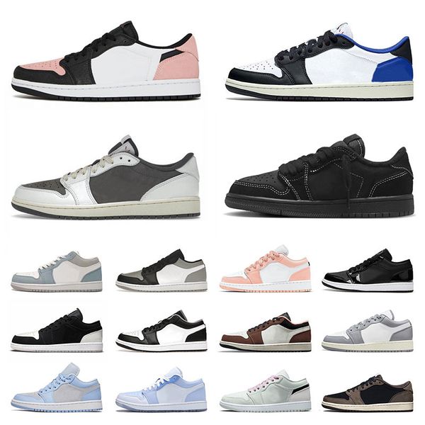 jumpman 1 low basketball shoes for men women ts x reverse mocha black phantom fragment bleached coral mighty swooshers pink sneakers trainer
jumpman 1 low basketball shoes for men women ts x reverse mocha black phantom fragment bleached coral mighty swooshers pink sneakers trainer