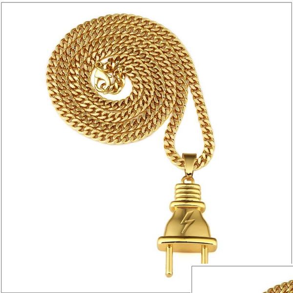 pendant necklaces jewelry metal 18k goldon plated plug pendants twist chain necklace hipsters hip hop men women lovers bijoux dhalj, Silver
pendant necklaces jewelry metal 18k goldon plated plug pendants twist chain necklace hipsters hip hop men women lovers bijoux dhalj, Silver