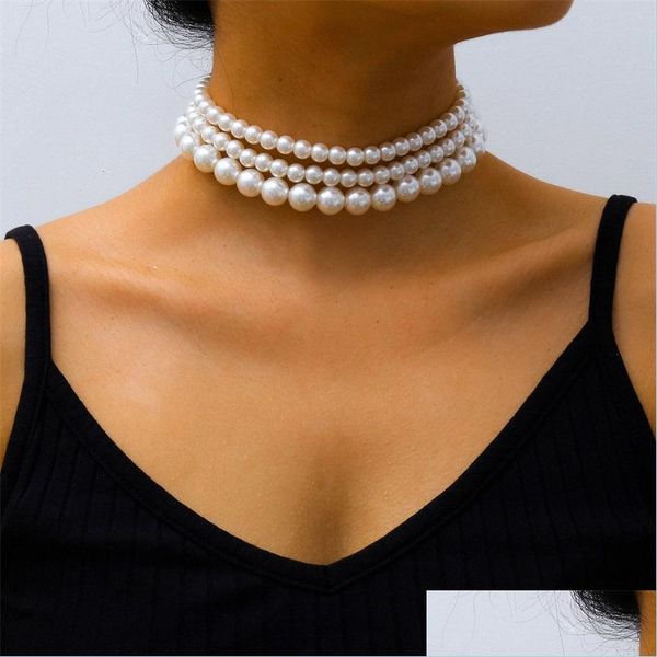 chokers women chokers necklaces new elegant pearl pendant ladies streetwear evening party statement jewelry 2988 q2 drop delivery 20 dhkhx, Golden;silver
chokers women chokers necklaces new elegant pearl pendant ladies streetwear evening party statement jewelry 2988 q2 drop delivery 20 dhkhx, Golden;silver