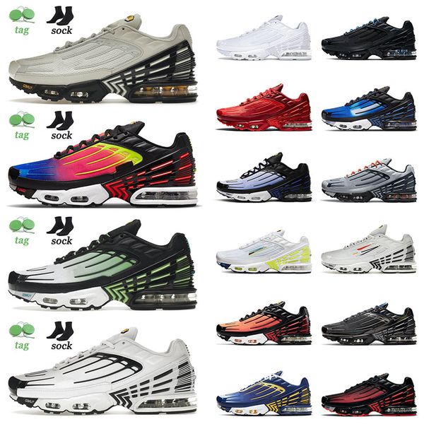 designer mens women tn plus 3 running shoes bone black rainbow bordeaux ghost green tiger laser blue olive men tn3 trainers sneakers 36-46
designer mens women tn plus 3 running shoes bone black rainbow bordeaux ghost green tiger laser blue olive men tn3 trainers sneakers 36-46
