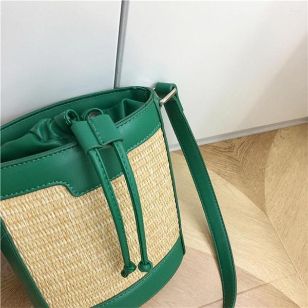 evening bags summer beach leisure messenger bag retro fashion wallet straw bucket ladies shoulder pu leather stitching female 
evening bags summer beach leisure messenger bag retro fashion wallet straw bucket ladies shoulder pu leather stitching female