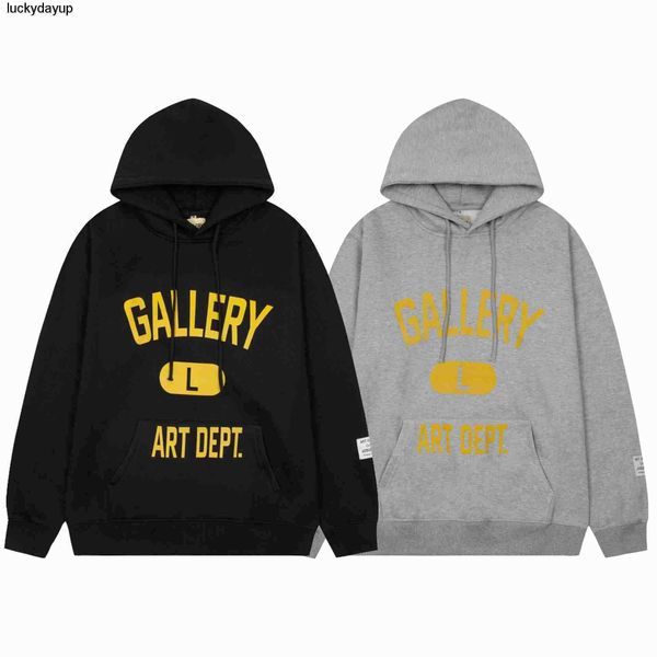 new men's hoodies designer sweatshirts fashion galery dept yellow letter printed hoodie women's men loose fashion streetwear, Black
new men's hoodies designer sweatshirts fashion galery dept yellow letter printed hoodie women's men loose fashion streetwear, Black