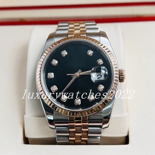 classic watch v5 version 36mm/41mm watch stainless steel 904l two tone automatic mechanical movement gift simple atmosphere wristwatch, Slivery;brown
classic watch v5 version 36mm/41mm watch stainless steel 904l two tone automatic mechanical movement gift simple atmosphere wristwatch, Slivery;brown