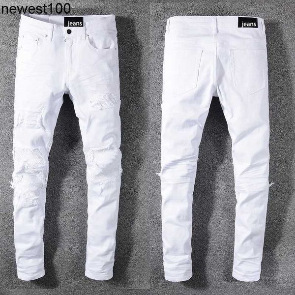 designer men's jeans amirs casual slim fit trendy men's jeans hole patch trendy brand leggings casual straight pants, Blue
designer men's jeans amirs casual slim fit trendy men's jeans hole patch trendy brand leggings casual straight pants, Blue