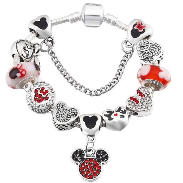 16-21cm european charm bracelet sweet mouse charm beads 925 silver snake chain for kids diy jewelry accessories with gift box266z, Golden;silver
16-21cm european charm bracelet sweet mouse charm beads 925 silver snake chain for kids diy jewelry accessories with gift box266z, Golden;silver
