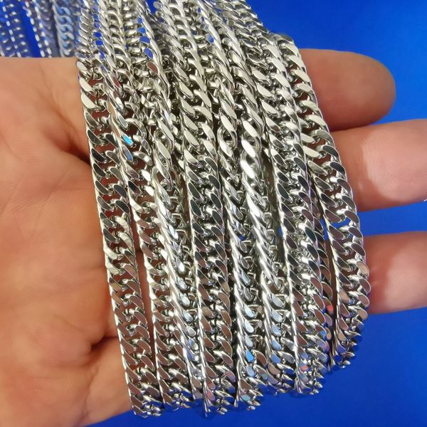 3meter 6mm double miami cuban curb chain jewelry findings charms stainless steel jewelry marking clothing bag accessories, Silver
3meter 6mm double miami cuban curb chain jewelry findings charms stainless steel jewelry marking clothing bag accessories, Silver