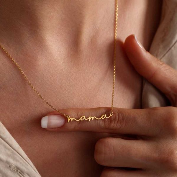 pendant necklaces mother's day small letter mama pendant necklace for women 3 colors mom nameplate clavicle chain choker jewelry initia, Silver
pendant necklaces mother's day small letter mama pendant necklace for women 3 colors mom nameplate clavicle chain choker jewelry initia, Silver