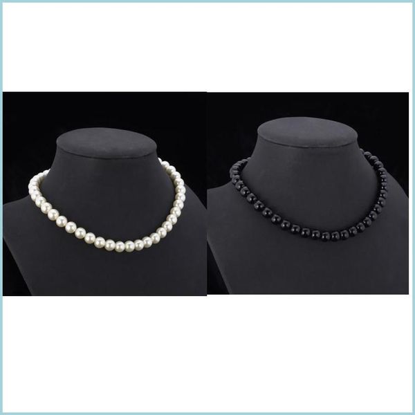 beaded necklaces synthetic pearl necklace for women new trendy resizable luxury white/black beaded drop delivery 2022 jewelry neckla dhvax, Silver
beaded necklaces synthetic pearl necklace for women new trendy resizable luxury white/black beaded drop delivery 2022 jewelry neckla dhvax, Silver