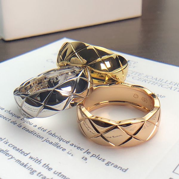 designer women au750 diamond lattice band rings luxurys designers bracelets france brand c cococrush hoop lady 18k gold metal luxury jewelry, Silver
designer women au750 diamond lattice band rings luxurys designers bracelets france brand c cococrush hoop lady 18k gold metal luxury jewelry, Silver