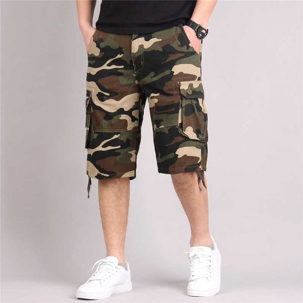 men's shorts summer military camouflage cargo men casual cotton multi-pocket baggy breeches streetwear army straight tactical g221012, White;black
men's shorts summer military camouflage cargo men casual cotton multi-pocket baggy breeches streetwear army straight tactical g221012, White;black