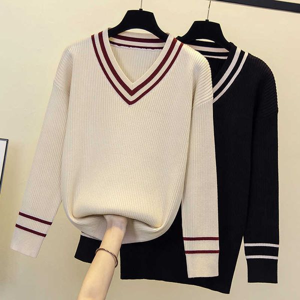 women's knits tees winter loose-fitting outerwear sweater women's autumn and winter 2021 new korean style retro v-neck solid white
women's knits tees winter loose-fitting outerwear sweater women's autumn and winter 2021 new korean style retro v-neck solid white
