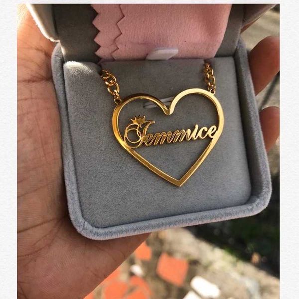 pendant necklaces romantic heart name necklace for women girl jewelry custom nickname pendant necklace personalized wedding gifts l221011, Silver
pendant necklaces romantic heart name necklace for women girl jewelry custom nickname pendant necklace personalized wedding gifts l221011, Silver