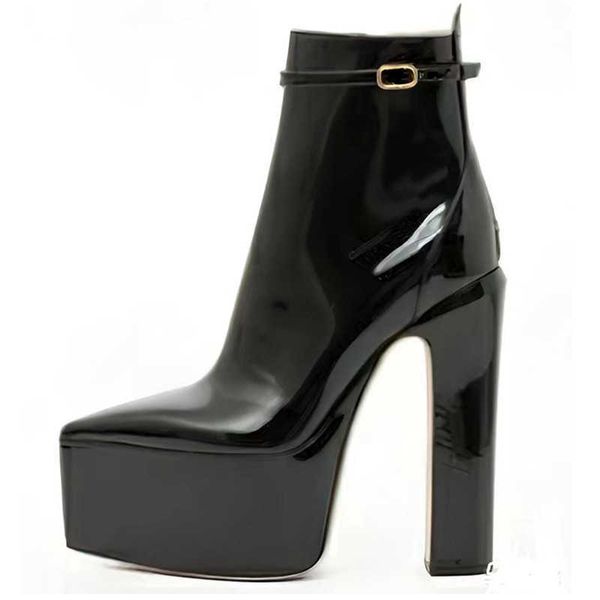 boots autumn winter women platform black patent leather heels ankle boot elegant punch shoe chunky new 220901
boots autumn winter women platform black patent leather heels ankle boot elegant punch shoe chunky new 220901