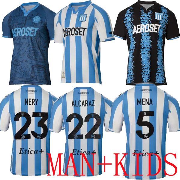 2022 racing club mens special soccer jerseys 170th gomez garre chancalay home blue white away 3rd footall shirts short sleeve uniform jersey, Black;yellow
2022 racing club mens special soccer jerseys 170th gomez garre chancalay home blue white away 3rd footall shirts short sleeve uniform jersey, Black;yellow