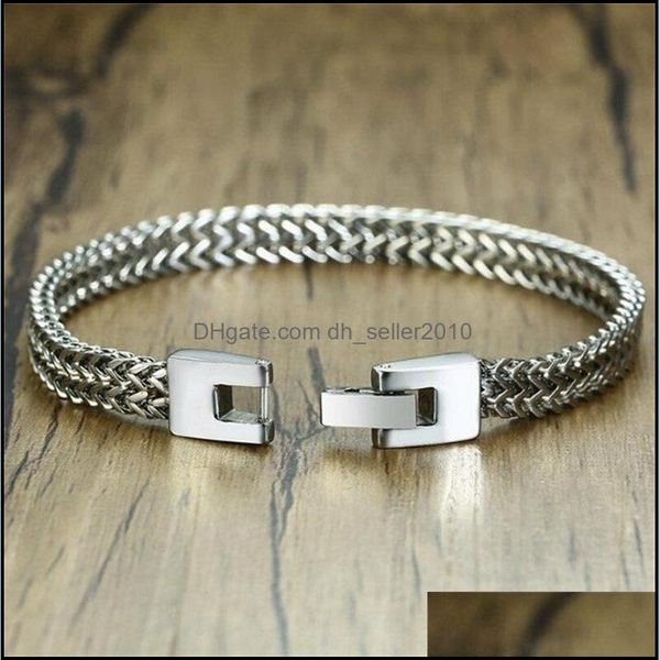 charm bracelets men titanium steel bracelet stainless chain fashion hip hop jewelry luxury 733 t2 drop delivery 2022 bracelets dho6a, Golden;silver
charm bracelets men titanium steel bracelet stainless chain fashion hip hop jewelry luxury 733 t2 drop delivery 2022 bracelets dho6a, Golden;silver