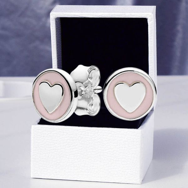925 sterling silver love heart round stud earring yellow gold plated wedding designer jewelry for women girls with original box for pandora, Golden;silver
925 sterling silver love heart round stud earring yellow gold plated wedding designer jewelry for women girls with original box for pandora, Golden;silver