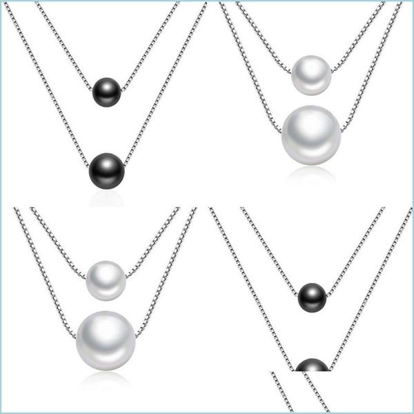 pendant necklaces natural pearl mti layered necklaces women 925 sterling sier chians white gray round oysters pendant jewelry drop d dhyoj, Silver
pendant necklaces natural pearl mti layered necklaces women 925 sterling sier chians white gray round oysters pendant jewelry drop d dhyoj, Silver