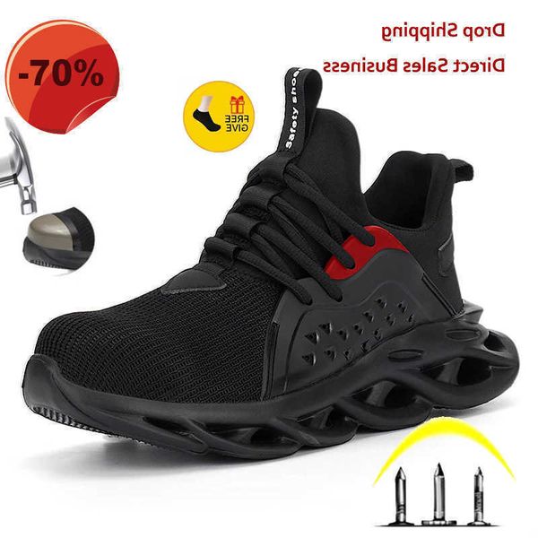 men safety shoes work sneakers women boots outdoor xpuhgm drop lightweigh steel toe cap plus size 36-48 breathable brand 220411, Black;brown
men safety shoes work sneakers women boots outdoor xpuhgm drop lightweigh steel toe cap plus size 36-48 breathable brand 220411, Black;brown