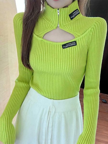 women's knits tees deeptown y2k turtleneck knitted sweater women harajuku hollow out jumper elasticity slim basic pullover korean fash, White
women's knits tees deeptown y2k turtleneck knitted sweater women harajuku hollow out jumper elasticity slim basic pullover korean fash, White