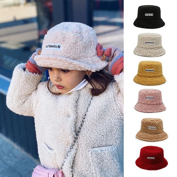 winter baby girl boy cloches bucket hat cute lamb wool letter kids fisherman hat solid flat hats children outdoor thick warm sun cap, Blue;gray
winter baby girl boy cloches bucket hat cute lamb wool letter kids fisherman hat solid flat hats children outdoor thick warm sun cap, Blue;gray