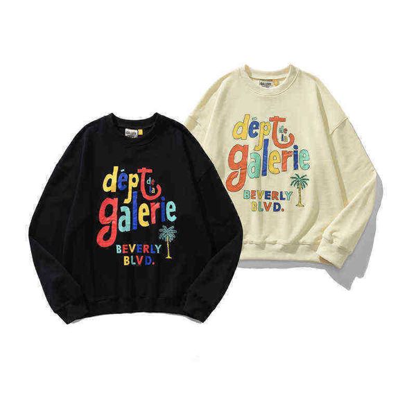 men's hoodies sweatshirts galleryes trendy streetwear spring and autumn style funny color letter printing women's casual children&, Black
men's hoodies sweatshirts galleryes trendy streetwear spring and autumn style funny color letter printing women's casual children&, Black
