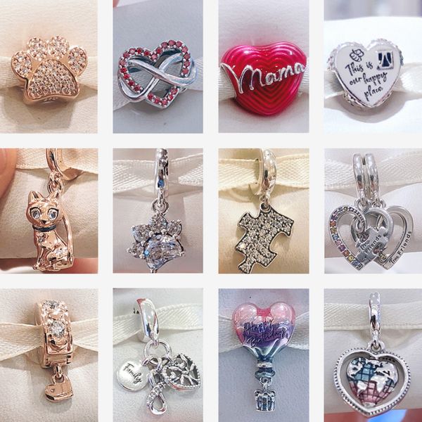 925 sterling silver dangle charm women beads jewelry gift wholesale winni bead fit pandora bracelet diy 143124, Bronze;silver
925 sterling silver dangle charm women beads jewelry gift wholesale winni bead fit pandora bracelet diy 143124, Bronze;silver