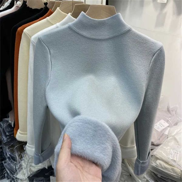 women's knits tees thermal underwear for women warm thick knitted sweater winter female 2022 slim clothes long sleeve pullover thermo t, White
women's knits tees thermal underwear for women warm thick knitted sweater winter female 2022 slim clothes long sleeve pullover thermo t, White