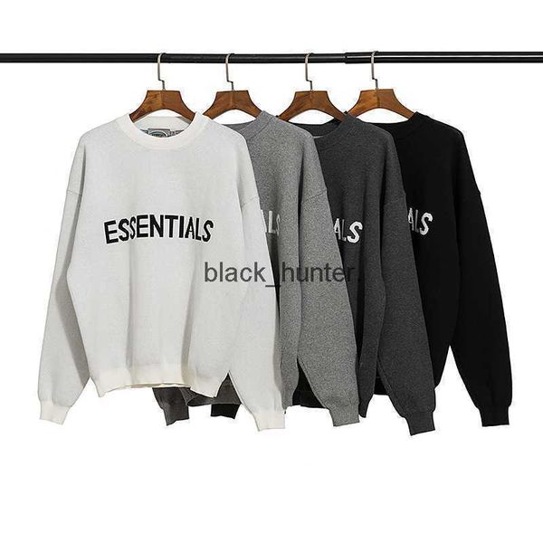 men's sweaters essential designer letter priting sweater fashion brand round neck sweater, White;black
men's sweaters essential designer letter priting sweater fashion brand round neck sweater, White;black