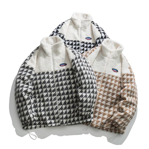 winter fuzzy fluffy jackets parkas harajuku color block patchwork thicken warm lambswool coats streetwear casual outwear, Black;brown
winter fuzzy fluffy jackets parkas harajuku color block patchwork thicken warm lambswool coats streetwear casual outwear, Black;brown