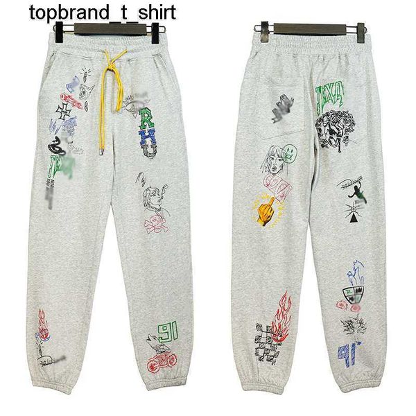 new men's pants rhude designer cartoon graffiti hand drawn loose casual trousers men women thin sports fashion pants, Black
new men's pants rhude designer cartoon graffiti hand drawn loose casual trousers men women thin sports fashion pants, Black