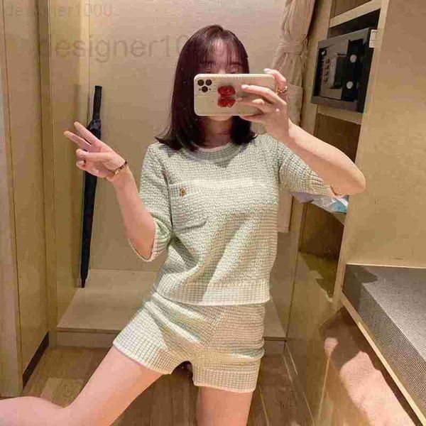 women's knits & tees designer xiaoxiang 2021 spring summer celebrity short set sweet age reducing two color knitted shorts ao5z, White
women's knits & tees designer xiaoxiang 2021 spring summer celebrity short set sweet age reducing two color knitted shorts ao5z, White