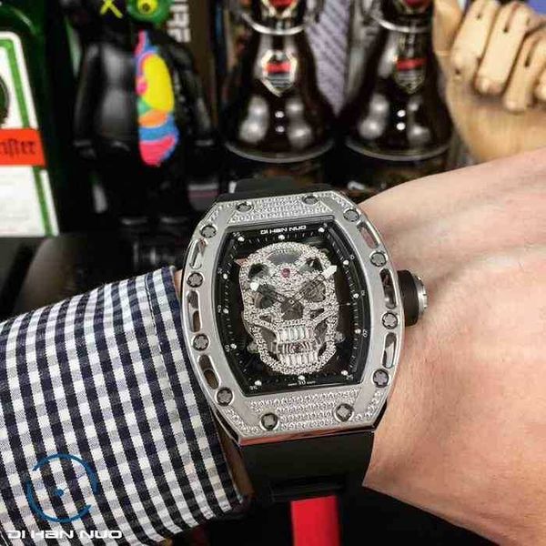 luxury mens mechanics watches richa wristwatch barrel type hollowed out carbon fiber automatic machine mill rm52 skull square men's and
luxury mens mechanics watches richa wristwatch barrel type hollowed out carbon fiber automatic machine mill rm52 skull square men's and