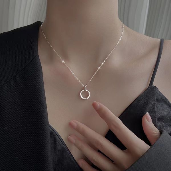 pendant necklaces new 925 sterling sier round necklace zircon geometric chanis sparkling choker party favor women fashion jewelry al smtae, Silver
pendant necklaces new 925 sterling sier round necklace zircon geometric chanis sparkling choker party favor women fashion jewelry al smtae, Silver
