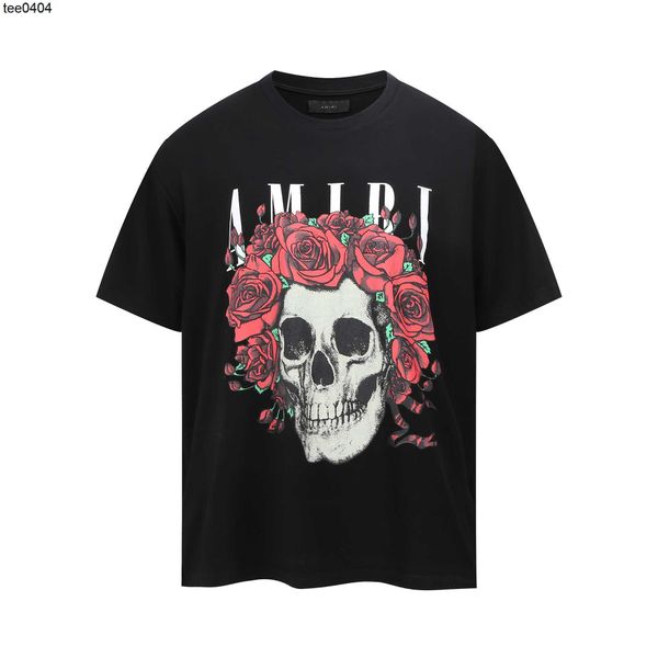 amirs skull mercerized cotton short sleeve t-shirt men's black fashion brand american flower high street summer loose drape thin style, White;black
amirs skull mercerized cotton short sleeve t-shirt men's black fashion brand american flower high street summer loose drape thin style, White;black