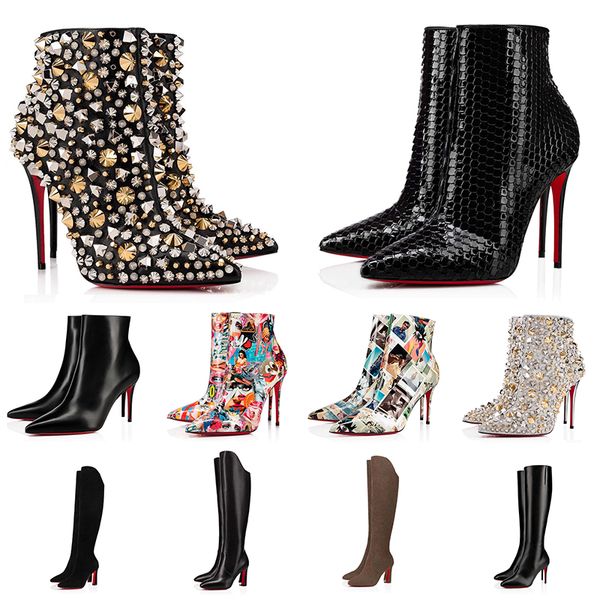 designer boots high heels ankle knee leather suede winter boot women shoes ladies luxury booties eur 35-42, Black
designer boots high heels ankle knee leather suede winter boot women shoes ladies luxury booties eur 35-42, Black
