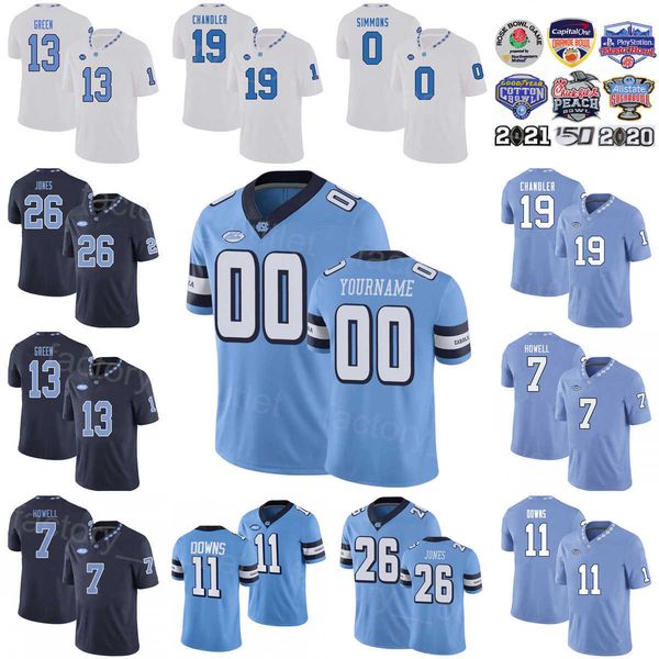 ncaa north carolina tar heels football college 26 dj jones jersey university 11 josh downs 3 antoine green 0 emery simmons 7 sam howell 19 t, Black
ncaa north carolina tar heels football college 26 dj jones jersey university 11 josh downs 3 antoine green 0 emery simmons 7 sam howell 19 t, Black