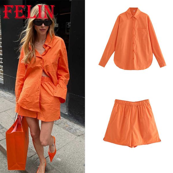 women's two piece pants za 2022 women chic orange stylish sets oversized long sleeve single button shirts and high waist wide leg short, White
women's two piece pants za 2022 women chic orange stylish sets oversized long sleeve single button shirts and high waist wide leg short, White