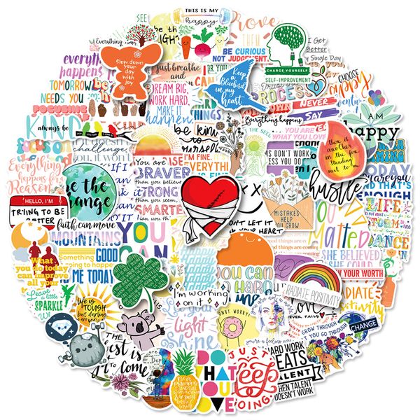 100pcs positive quote inspirational sayings stickers pack non-random car bike luggage sticker lapskateboard motor water bottle decal bp359
100pcs positive quote inspirational sayings stickers pack non-random car bike luggage sticker lapskateboard motor water bottle decal bp359