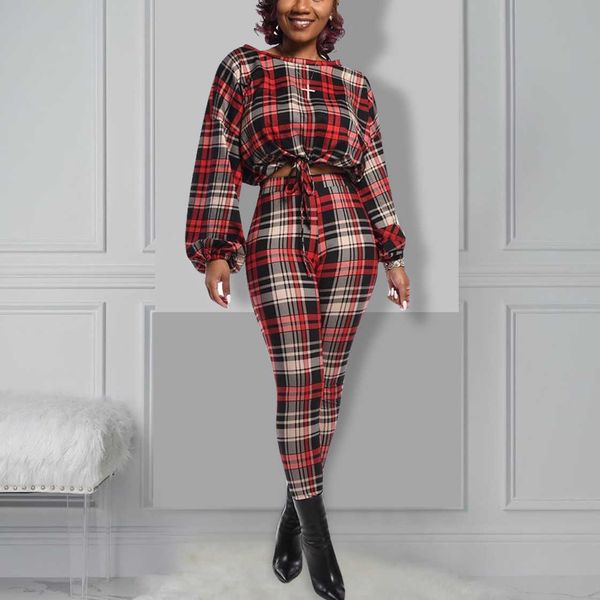women's two piece pants seigurhry women's 2 piece plaid printed outfits casual lantern long sleeve tie front crop pencil pants se, White
women's two piece pants seigurhry women's 2 piece plaid printed outfits casual lantern long sleeve tie front crop pencil pants se, White