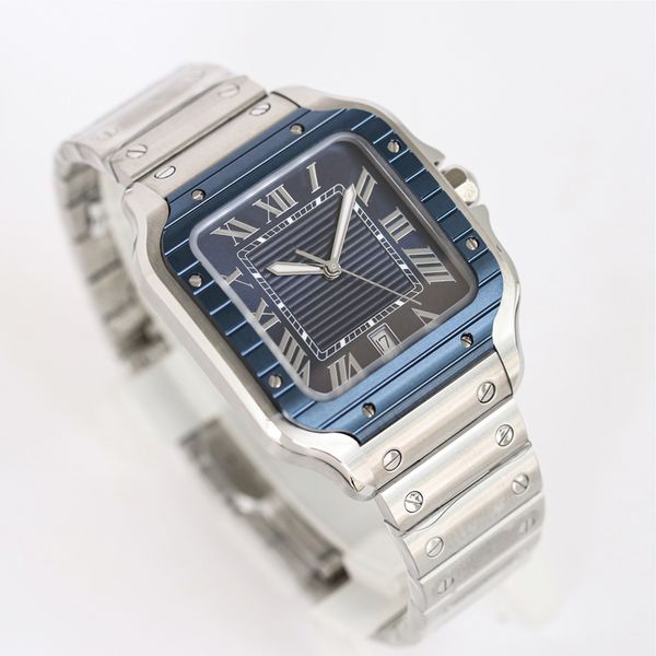 4 styles silver square luxury watches automatic 40mm 904l stainless steel case blue dial asiaeta 2836 automatic waterproof watch fashion men, Slivery;brown
4 styles silver square luxury watches automatic 40mm 904l stainless steel case blue dial asiaeta 2836 automatic waterproof watch fashion men, Slivery;brown